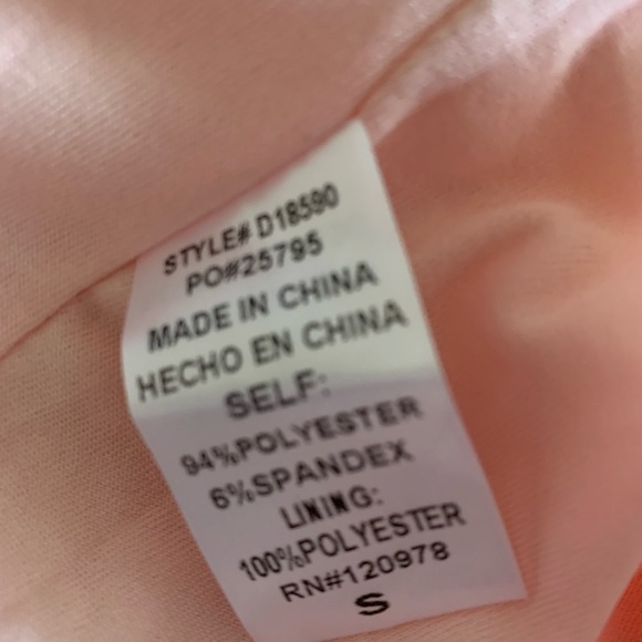 Entro Tiered Babydoll Mini Dress Size Small Red Pink - Picture 3 of 7